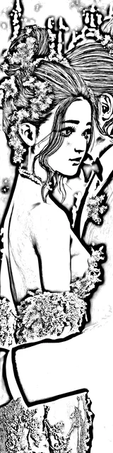 Free colorable bookmarks of a couple dancing in a close hug